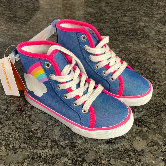Gymboree Other - Gymboree Rainbow Hi Top Shoes Size 9 NWT
